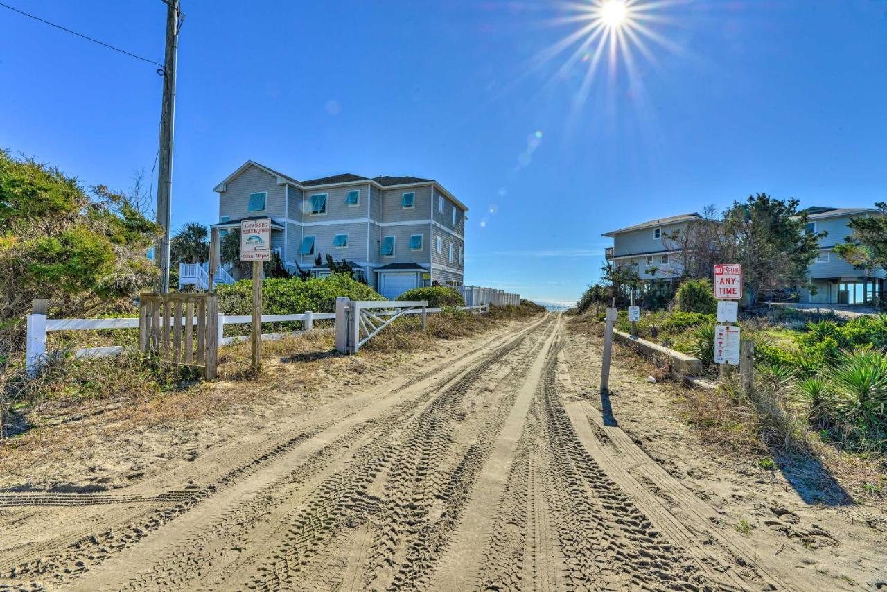 West Of The Moon Ocean Apt With Beach Access! Emerald Isle Kültér fotó